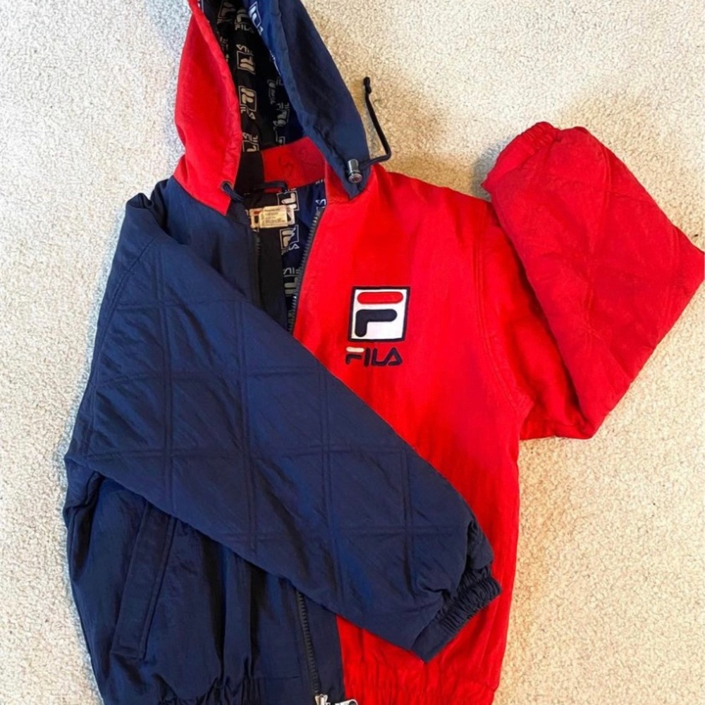 Fila Puffer Logo Jacket - Picture 4 of 5